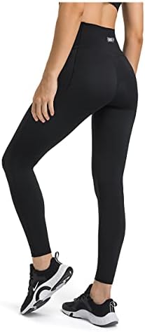 Контролни хеланки на стомакот Chi X Womenенски вкрстени половини за жени - Јога панталони со џебови со високи половини за трчање