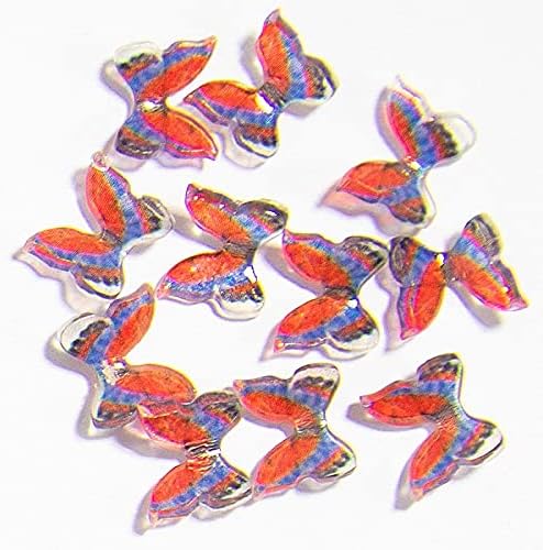 100 парчиња 3Д пеперутка уметност за нокти, 3Д шарм за нокти на пеперутка со аб -нокти уметност ригистони комплет за декорација