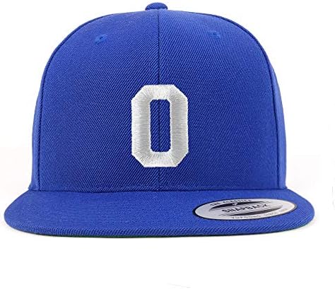 Трендовски продавница за облека број 0 бела нишка извезена рамна сметка за бејзбол капа