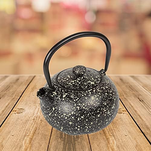 Креативно домашно леано железо чај тенџере 12 мл боја, црна/сива боја