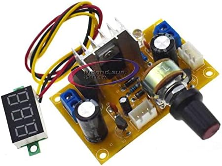 LM317 дигитален прилагодлив AC DC до DC регулатор на напон чекор надолу за напојување модул за конвертор на конверторот 3-30V