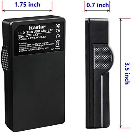 Kastar EN-EL25 LCD USB полнач за батерии компатибилен со Nikon EN-EL25 ENEL25 EN-EL25A 4241 Батерија, Nikon MH-32 Charger и Nikon Z