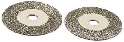 Дискови за мелење на тркала со дијаманти со дијаманти од 18 мм 2 парчиња за стаклена жад (Диско де Корте де Муела де Дијаманте де