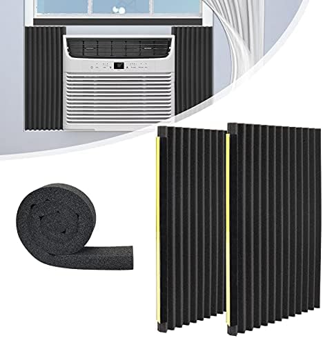 Панели за изолација на климатик со прозорец од бисер, панели за изолација од пена, 17 x 9 x 7/8 инчи наизменична изолациска панел комплети