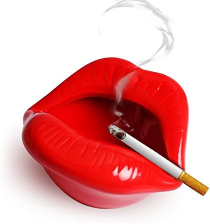 ЕКЦ Објавување на усните во облик на пепел во домашна дневна соба во европски стил цигара, креативна личност керамичка занаети декорација