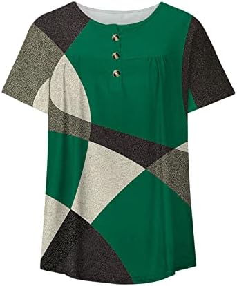 Облека со кратки ракави, екипаж, памук, графичка обична блуза, маичка за дами, летен есенски жени wq wq