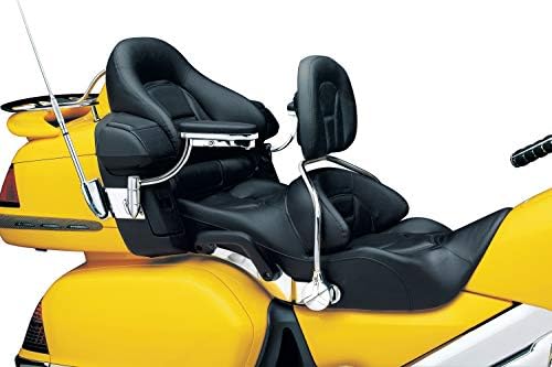 Додаток на мотоцикл Kururyakyn 8990: Прилагодлив потпирач за грб на возачот со задна монтирана торбичка за складирање за 2001-10 Honda