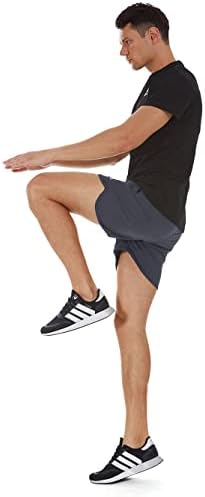 Шорцеви за вежбање на машки свила, кои се протегаат шорцеви Брзи суви летни летни шорцеви со џебови од патент