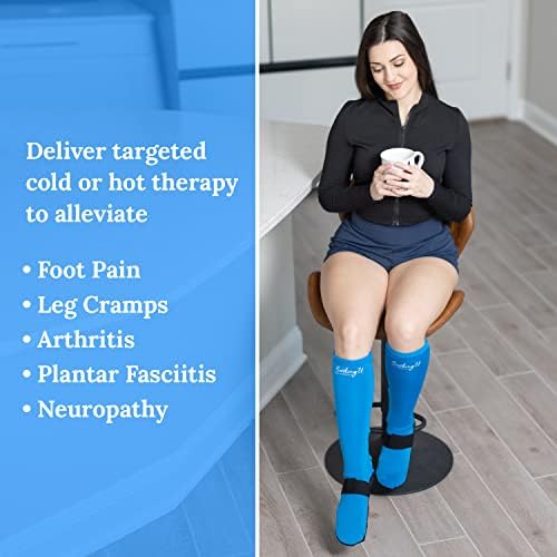Смирувачки се сакаш себе си со раст чорапи за олеснување на болката, топли и ладни гел чорапи за терапија со нозе, невропатија, плантарна