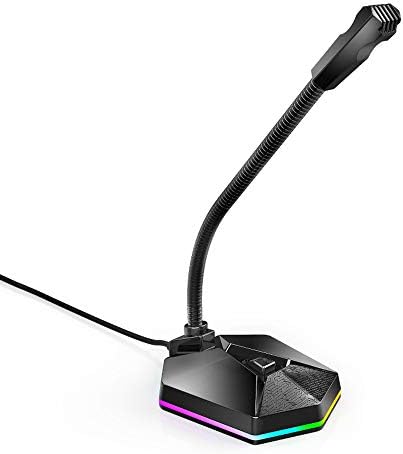 Игри НА СРЕЌА RGB ДЕСКТОП USB Микрофон Глас Снимање Препознавање На Говор стриминг-axGear