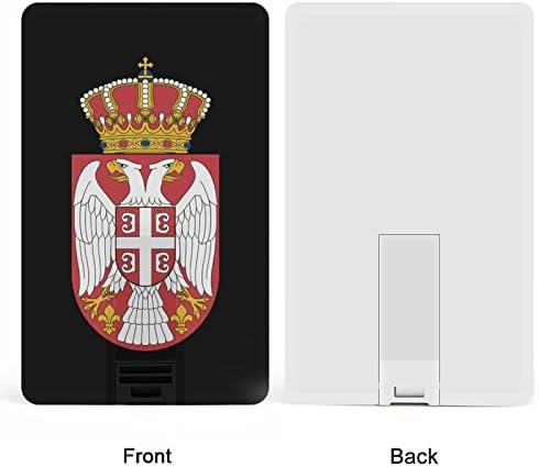 Знаме НА Србија USB Флеш Диск Кредитна Картичка ДИЗАЈН USB Флеш Диск Персоналните Меморија Стап Клуч 32G