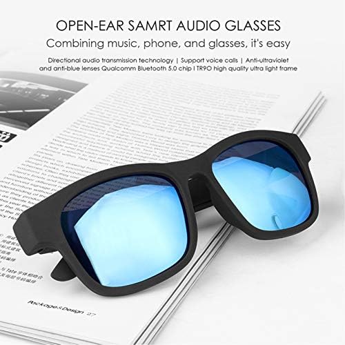 Гелет Паметни Очила Безжичен Bluetooth Очила За Сонце Отворено Уво Музика&засилувач; Без Раце Повик, За Мажи&засилувач; Жени, Поларизирани