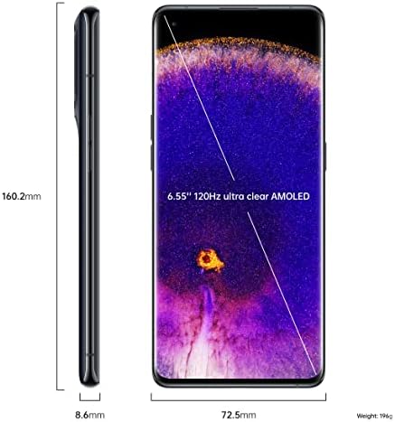 Oppo Find X5 CPH2307 Global ROM 8 GB + ROM 256GB EU Model Dual SIM - Црна