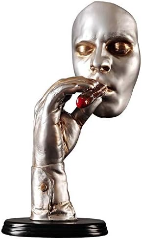 Богатство апстрактни скулптури кои пушат цигари, фигурини, елегантни хендикери 14 високи инчи