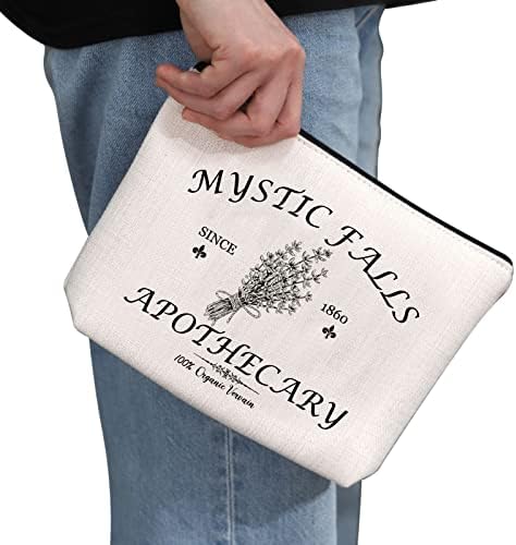 G2tup Tvd Тв Шоу Инспириран Подарок Органска Торба За Шминка Vervain Mystic Falls Козметичка Торба Салваторе Браќа Подарок ВАМПИР ТВ Шоу