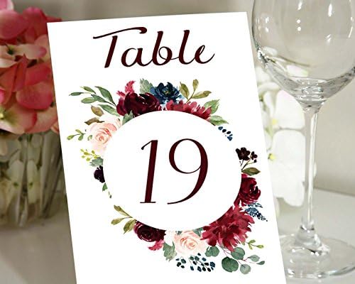 Дарлинг сувенир двострана печата за цвеќиња со цветни табели, свадба прием за свадба Декоративни табели Топ картички-5 x 7