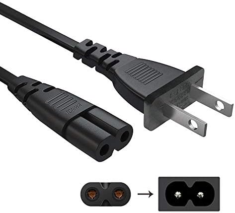 AC кабел за напојување компатибилен со Sony PS5 / PS4 / PS3, Xbox One S / X, Xbox Series X / S Конзола за игри, Roku Smart LED LCD HD TV