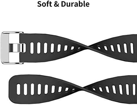 Baaycerrie for Garmin Forerunner 35 Замена на бендот за гледање, мека силиконска лента за лента за лента компатибилен со Smartwatch Forerunner 35