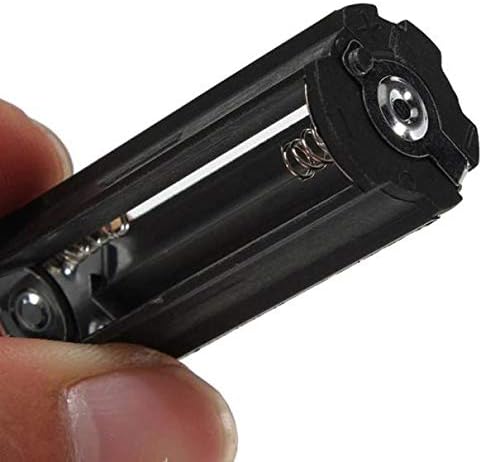 Фенерски црна адаптер држач за пластична кутија 3 ламба цилиндрична AAA батерија за батерии додатоци за полначи на батерија