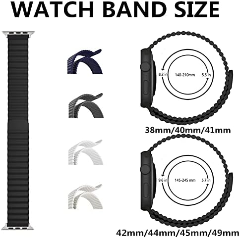 Heike Sport Loop Band компатибилен со Apple Watch Ultra Band 49mm 45mm 44mm 42mm 41mm 40mm 38mm мажи, прилагодливи магентни силиконски зглобови