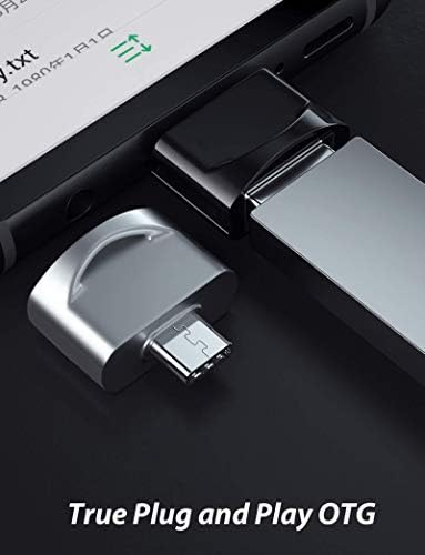 USB C женски до USB машки адаптер компатибилен со вашиот Samsung Galaxy A71 5G за OTG со полнач Type-C. Користете со уреди за