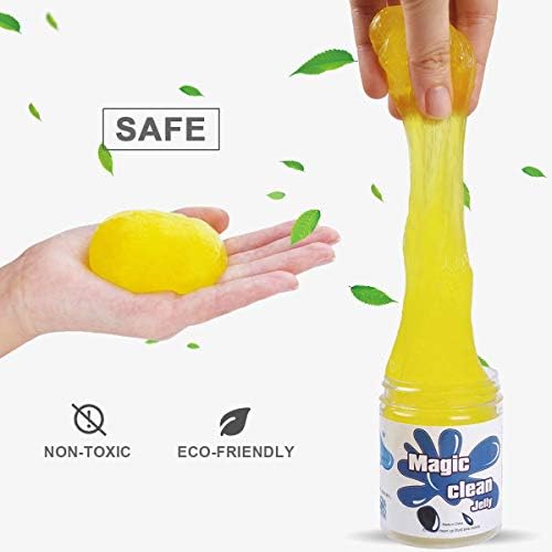 Гел за чистење на автомобили Efuncar Универзален автоматски детали за детали за гел лигите свежи чистач за чистење на лимон, лепак