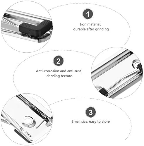 јојофуни 15 парчиња Метални Штипки За Тврда Плоча, Монтажни Клипови На Таблата Со Исечоци, Клип За Папка Со Датотеки, Клипови За Клипборд Монтажни, Монтажни Клипови ?