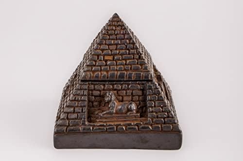 Антички египетски гроздобер пирамида кутија уметност уметност фараонски натписи црна египетска пирамида накит кутија- биро