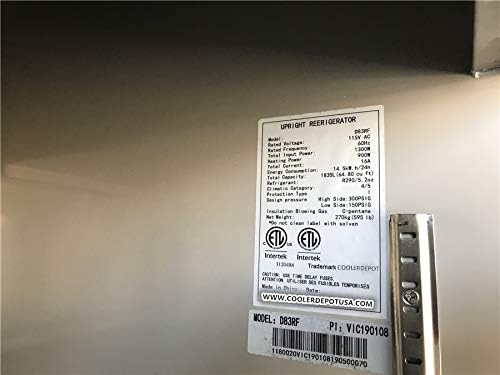 Комерцијален фрижидер и комбинација на замрзнувач 3 врати цврсто достигнување во исправен дно поставен не'рѓосувачки челик NSF 83 Ширина, капацитет