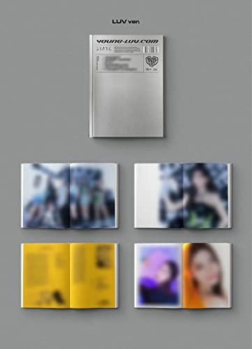 Stayc Young-luv.com 2-ри мини албум содржини+постер за преклопување на пакет+следење на KPOP запечатено