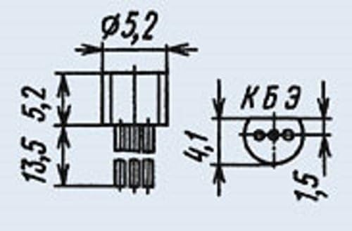 Транзистори Silicon KT316GM Analoge 2N4255, KSC1395, KTC2348 СССР 30 компјутери