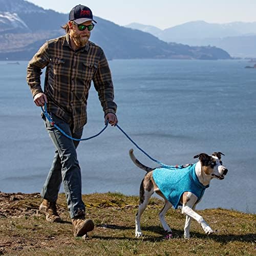 Kurgo K9 Core Core Dog Comper | Годинава џемпер за кучиња | Куче руно елек | Плетете јакна за миленичиња од руно | Поставена од руно | Лесна |