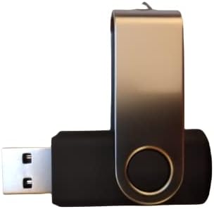 128GB USB Флеш-Уред, Црн Вртлив Погон На Палецот, 2.0 Мемориски Стап