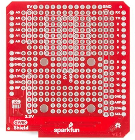 Sparkfun Qwiic Shield компатибилен со Arduino-Simple за да се вклучи QWIIC Connect System W/ R3 Footprint System I2C 4 Порти за