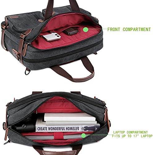 Ковертирачки ранец на баоша, ранец од 17 инчи лаптоп торба за деловни чанти за деловна чанта HB-22