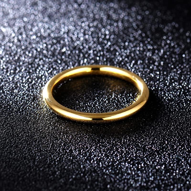 Колезо 2,5мм 3мм златен прстен за маж и жени-89610