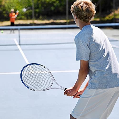 Тениски Рекет Претходно Нанижан Лесен Рекет Од 27 Инчи Рекет Рекреативни Рекети За Возрасни За Мажи Жени Студенти Комплет За Тренирање Тенис