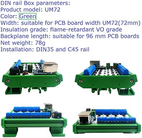 Eletechsup Naked Board 8Channnels DC12-24V Ethernet Network RJ45 до 8 порта RS485 Hub Converter за UDP TCP MOD