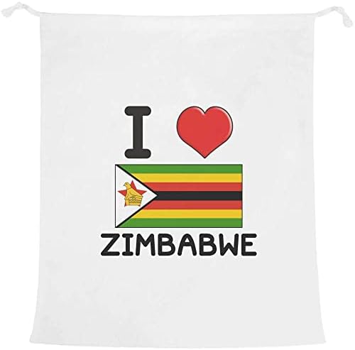 Азееда Го Сакам Зимбабве Торба За Перење/Перење/Складирање