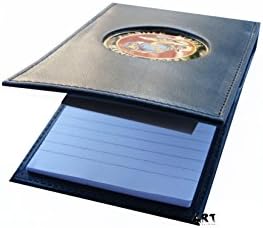 Белешка Подлога - Спирален тетратка на американските морски корпус со медалјон, 3 x 5 инчи