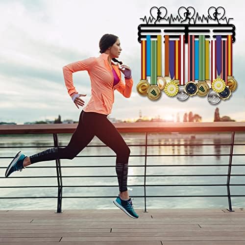 СУПЕРДАНТНА Закачалка За Прикажување Медали За Трчање Жени Мажи Држач За Спортски Медали За Железен Маратон Медали За Прикажување На