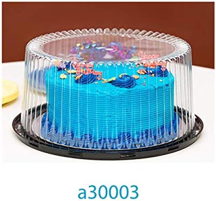 10-11 Пластични Контејнери За Торта За Еднократна Употреба Превозници Со Капаци За Куполи И Табли За Торта | 5 Тркалезни Носачи За Торта