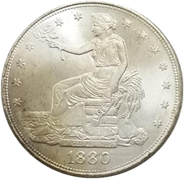 Антички Занаети Американски Монети 1880 Странски Комеморативни Монети Сребрени Долари