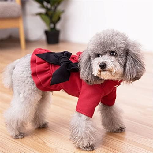 Облека за кучиња HFDGDFK термичка за кучиња облека миленичиња облеки мала симпатична зимска топла мода јоргани печати