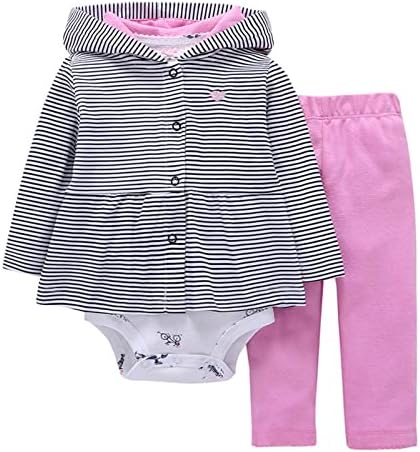 Кагајд новороденче облека облека новороденче новороденче девојки есен зимски памук животински палто јакна ромпер девојки облеки со големина