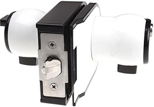 Заклучување на вратата со копче црно бело двојно двојно за канцелариски домашен хардвер MS411 1 парчиња