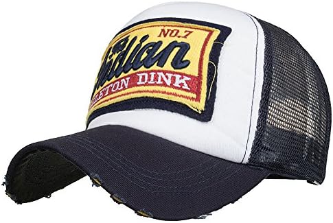 Женска вознемирена бејзбол капа за мажи мрежа назад спортска капа разноврсна измиена тато капа унисекс прилагодливо капаче на отворено