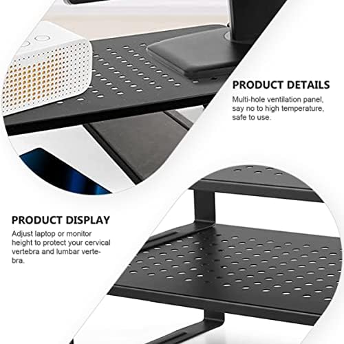 Mobestech Monitor Stand Riser Stand Riser Riser Multifunctional Storage Rack Iron Multifunctional Sharce Solifc Sholf Полки за држачи за држачи за држачи за држачи за држачи