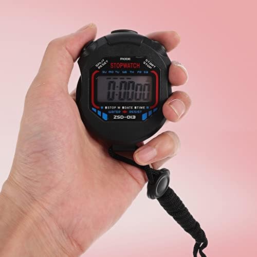 Inoomp Дигитален професионален рачен стоп -часовник Спортски хронографски тајмер со алармна карактеристика за детски тркачи спорт и судии