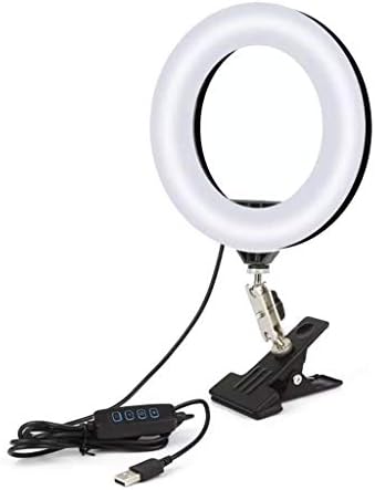 Пополнете светло Затемнувачко Led Светло За Селфи Прстен СО Штанд USB Светло За Самостојно Светло За Прстен За Голема Фотографија